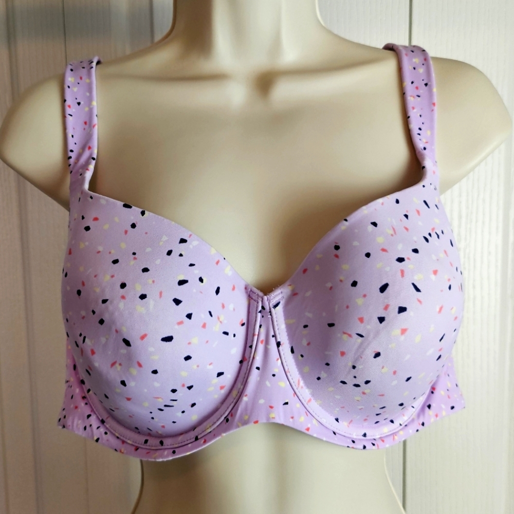 40D Confetti Print ti Voglio Penningtons T-shirt Bra with Underwire
